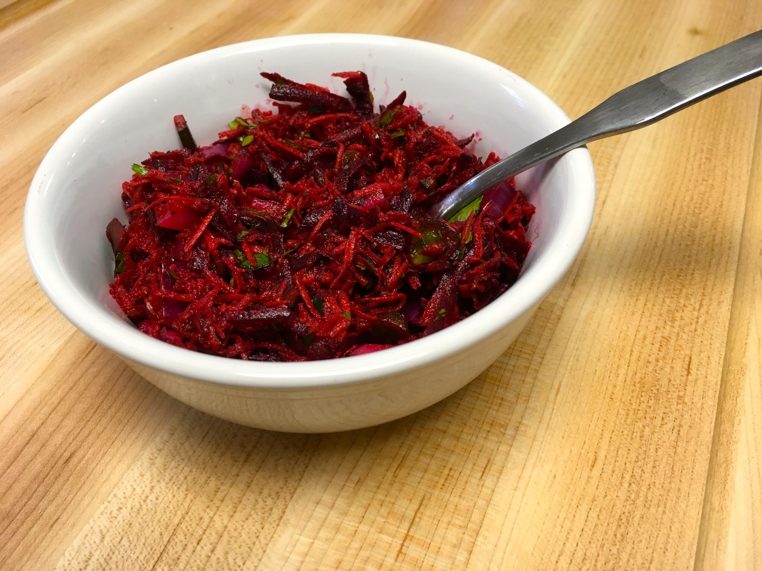 14. Gingered Beet and Carrot Slaw