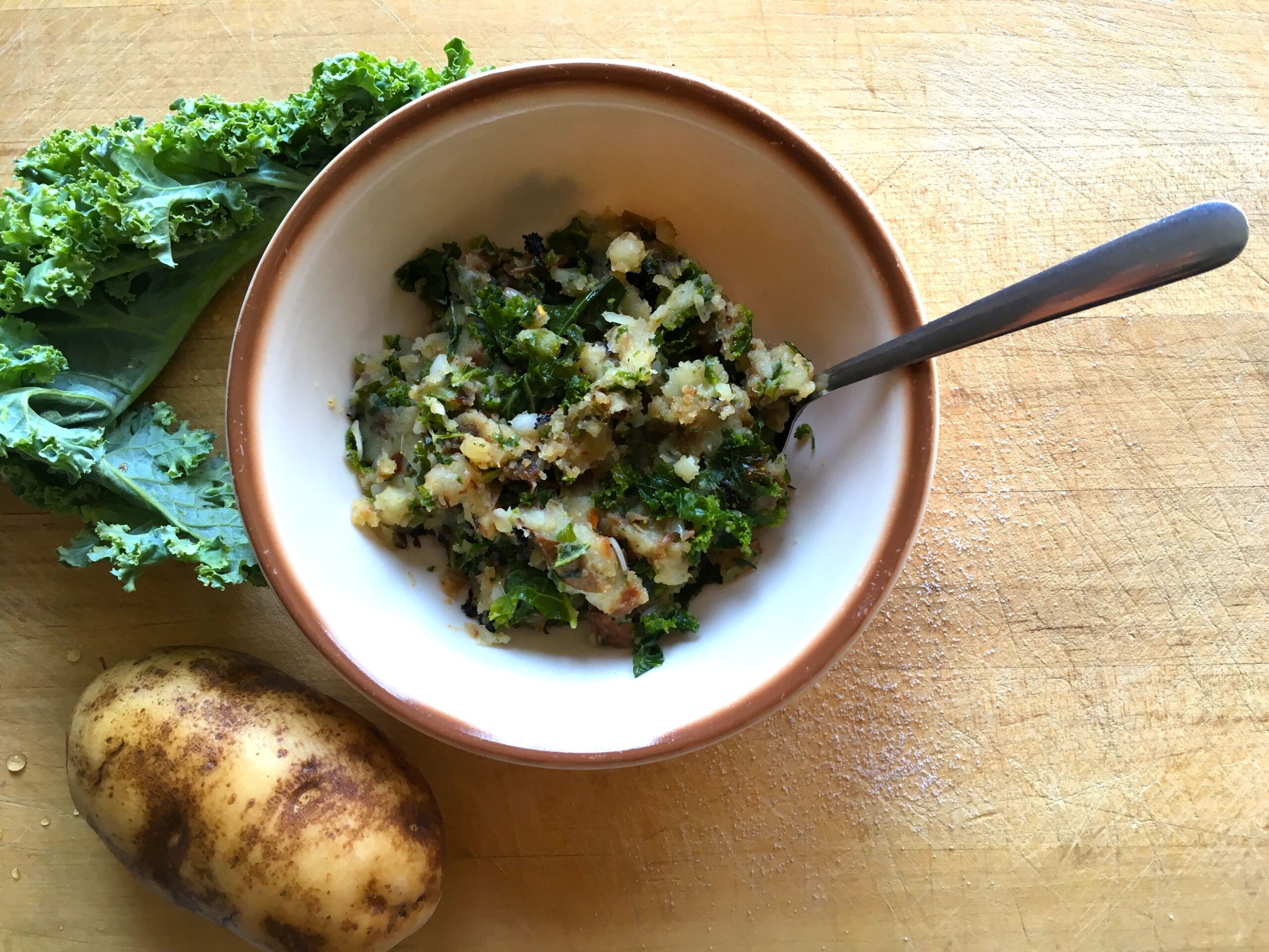 20. Smashed Potatoes with Kale