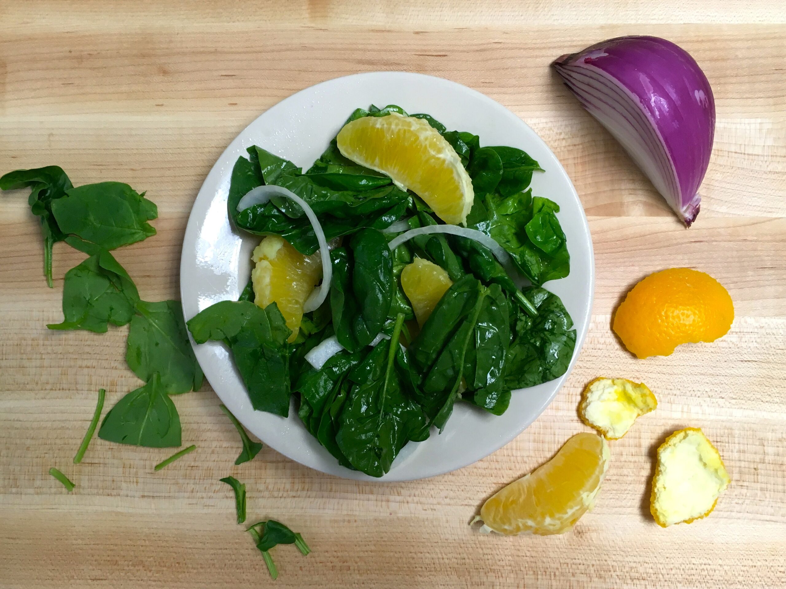 22. Spinach Orange Salad