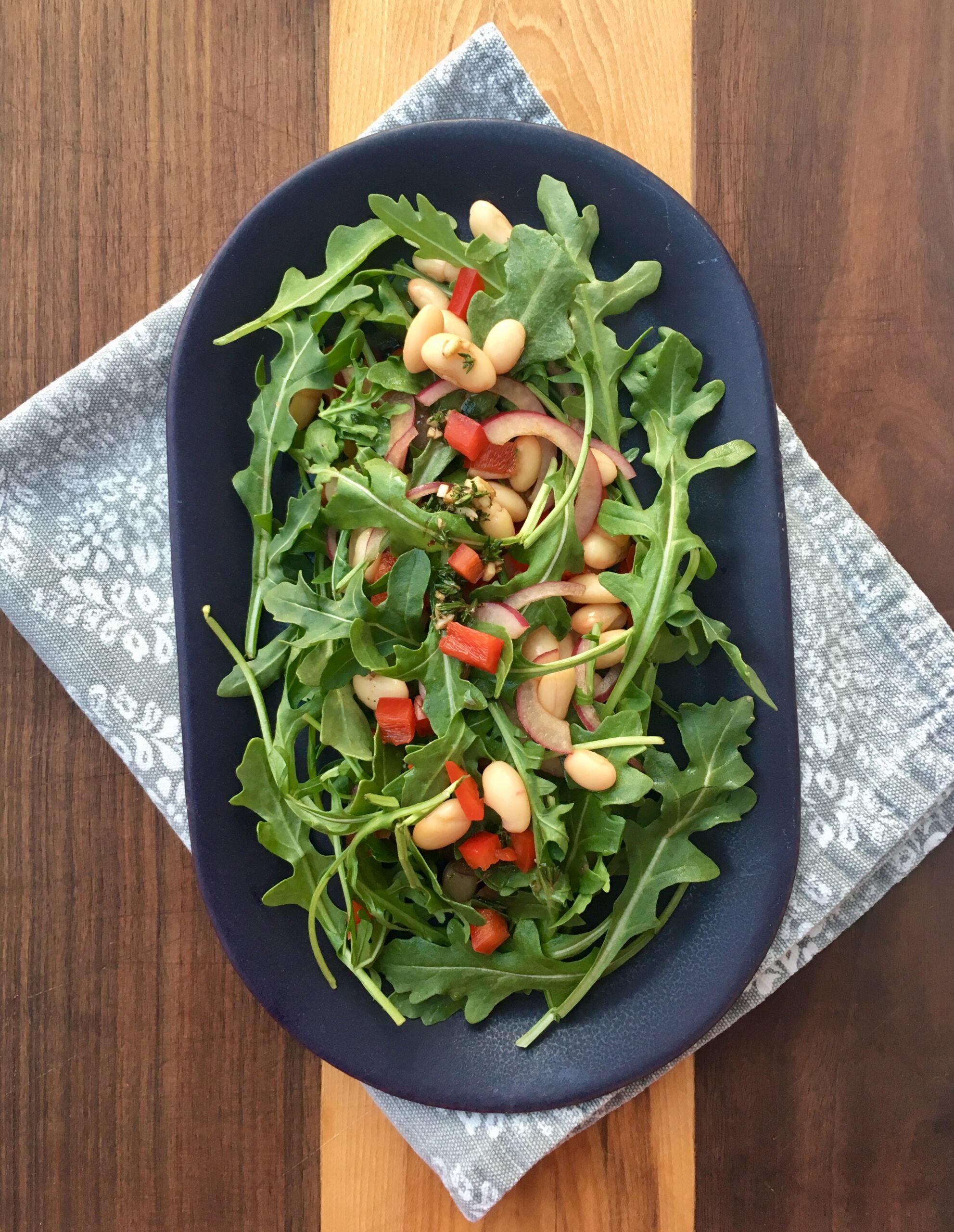 Bell Pepper and White Bean Salad