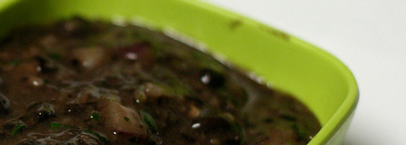 Black Bean Dip with Veggies