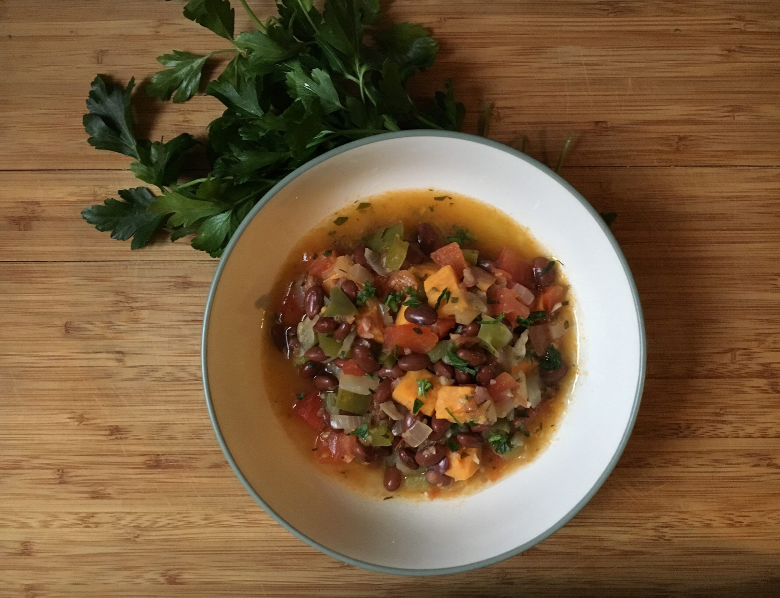 Black Bean and Sweet Potato Stew