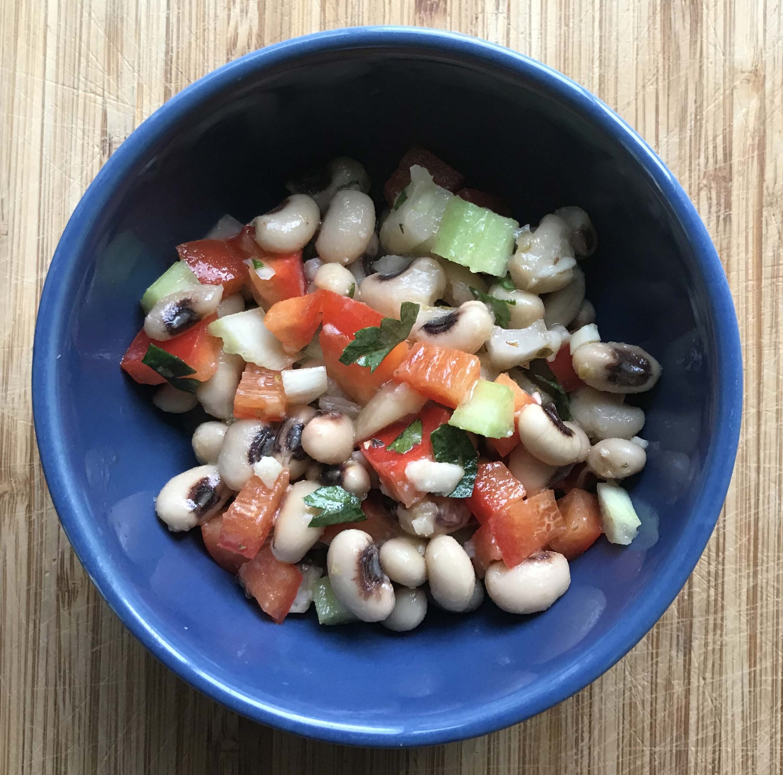 Black Eyed Pea and Celery Salad_English