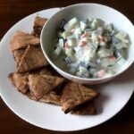 Cucumber Dip with Pita Chips