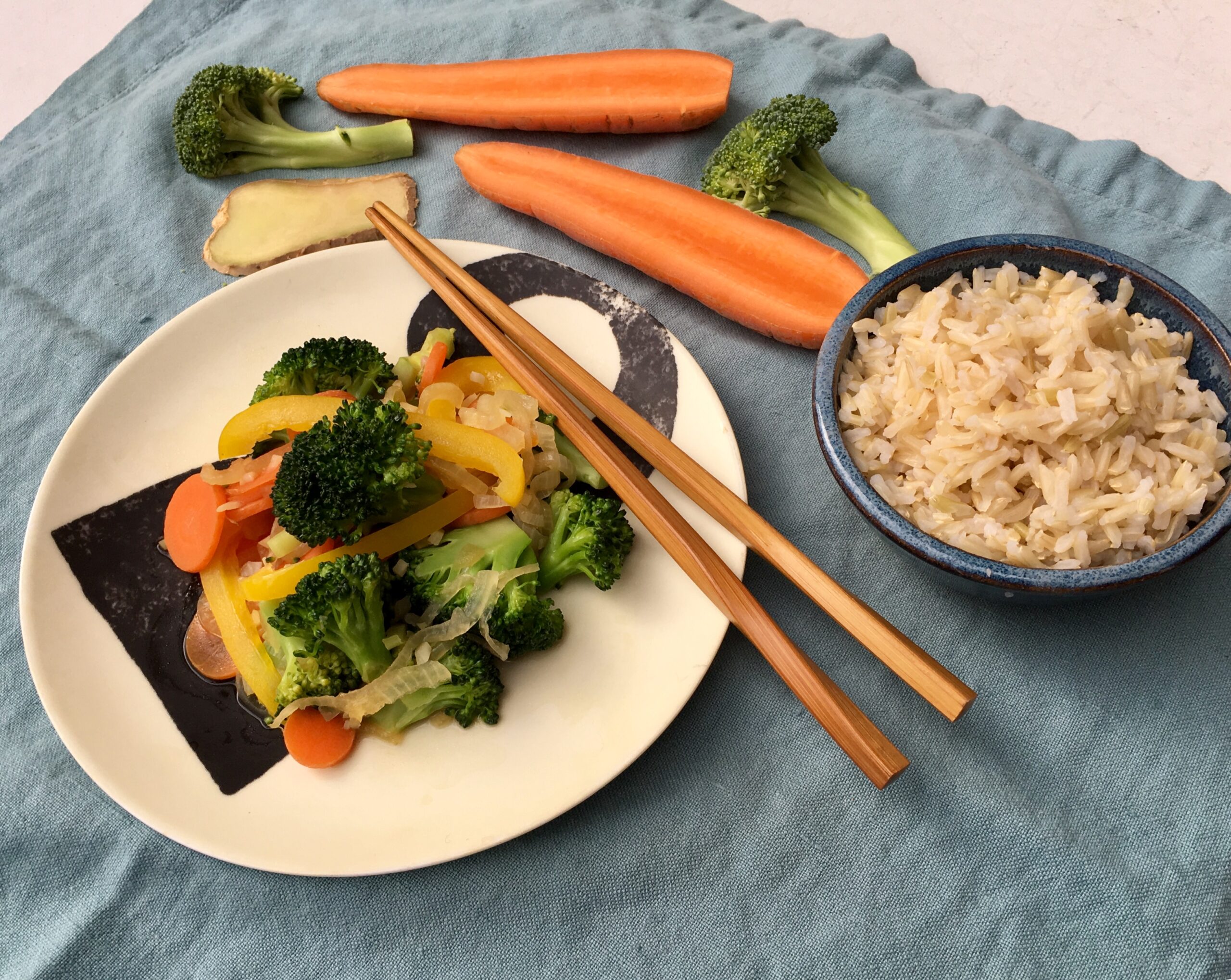 Ginger Garlic Broccoli Stir Fry