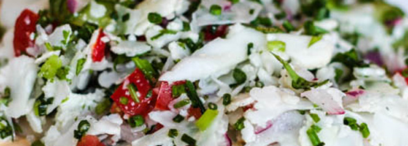Raw Cauliflower Salad