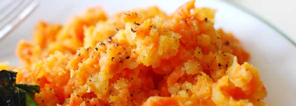 Rutabega and Carrot Mash