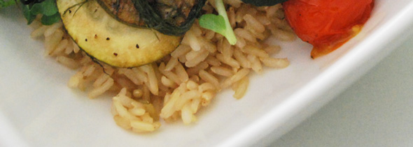 Summer Squash and Rice