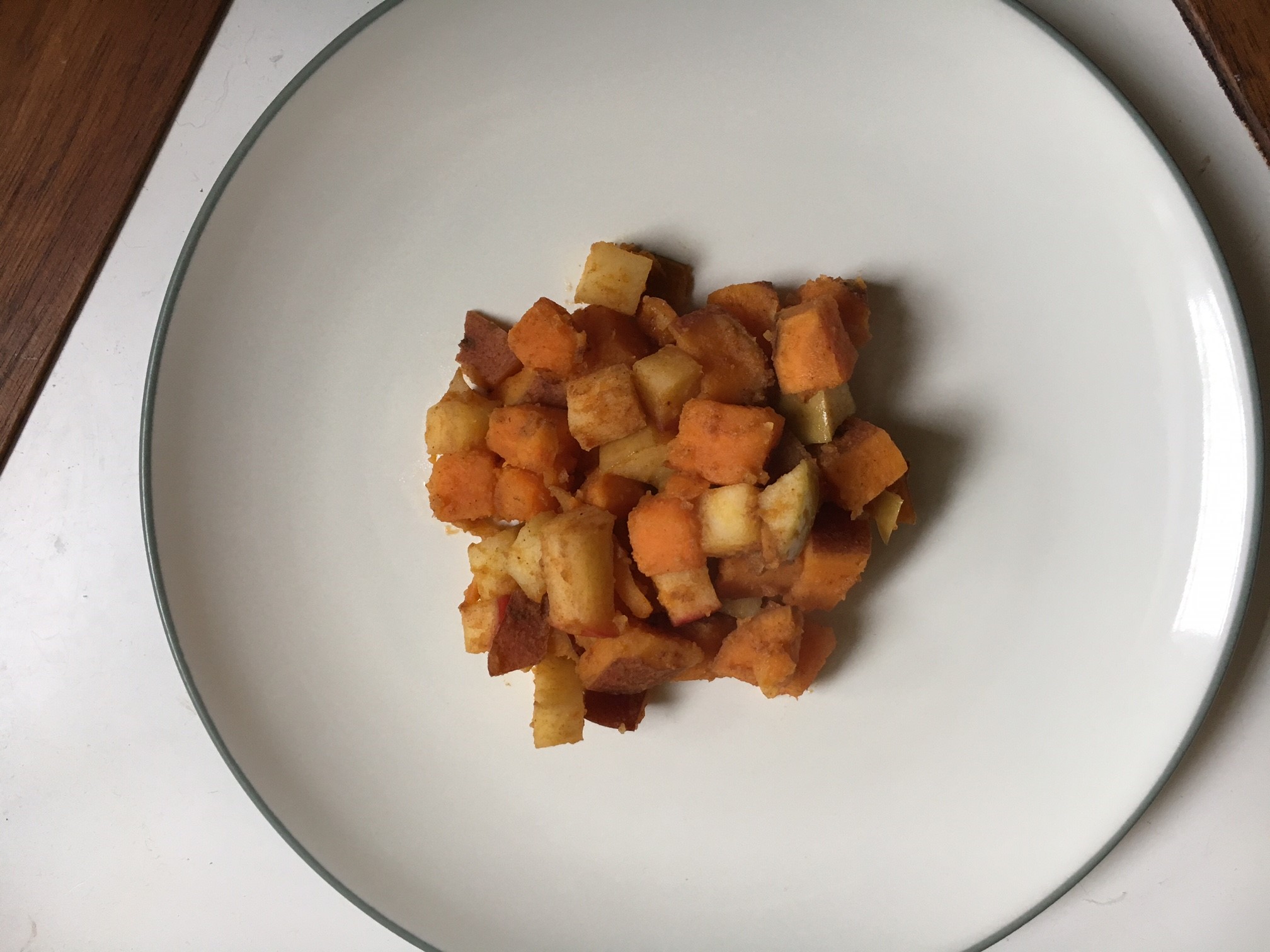 Sweet Potato and Apple Stir Fry